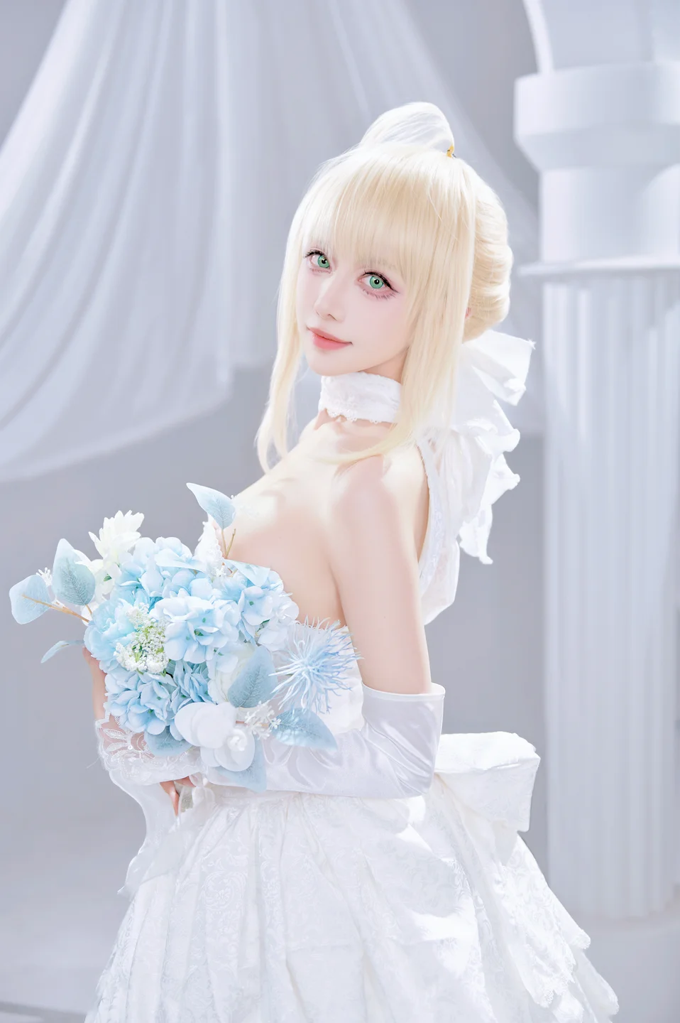 Shika小鹿鹿 - Fate Saber花嫁 [22P-284MB] tg@simisebaisi 【丝足阁】005.webp